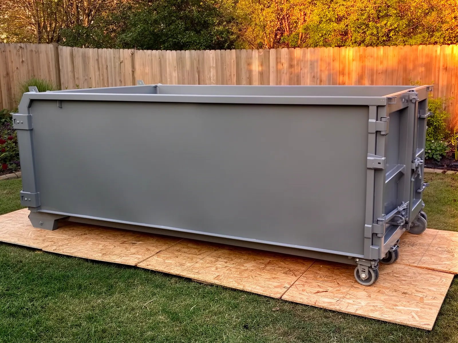Roll-off dumpster from Sauer & Brubaker Dumpster Rental in Millbrook, AL